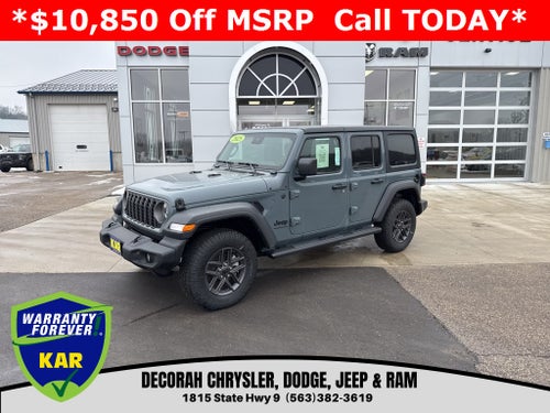 2025 Jeep Wrangler WRANGLER 4-DOOR SPORT S