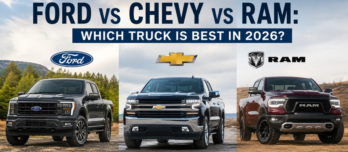Ford Vs Chevy Vs RAM: Which Truck Is Best In 2026?