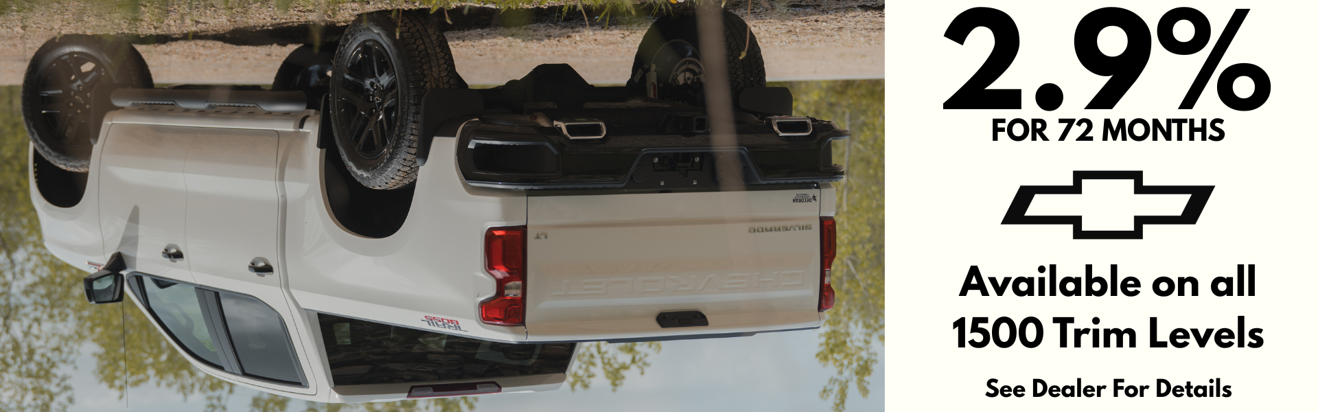 Shop Chevrolet Deals 2.9% for 72 months